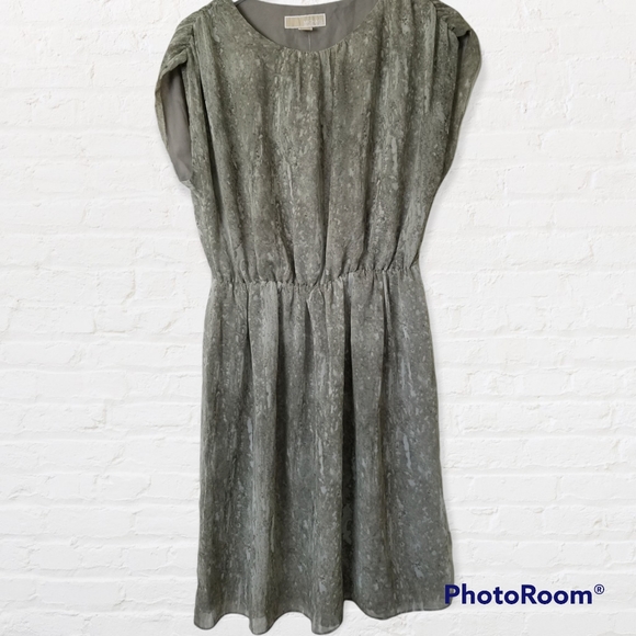 Michael Kors camel tan/creme dress size 12  NWT - Picture 5 of 11